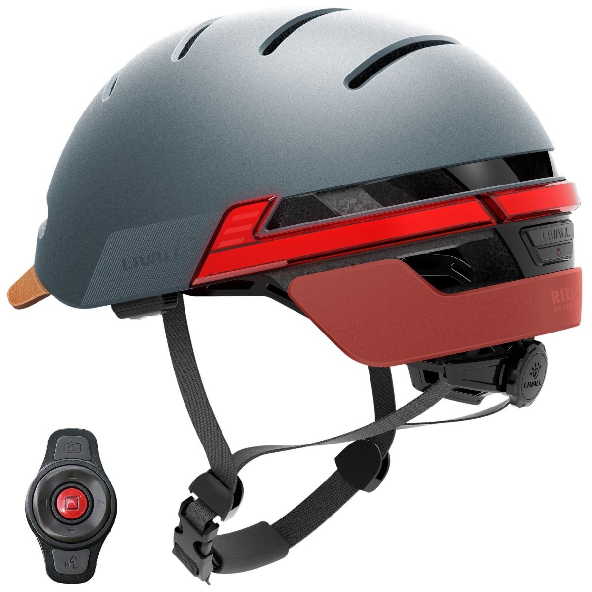 Casque de vélo connecté Livall BH51T - Gris - Weebot