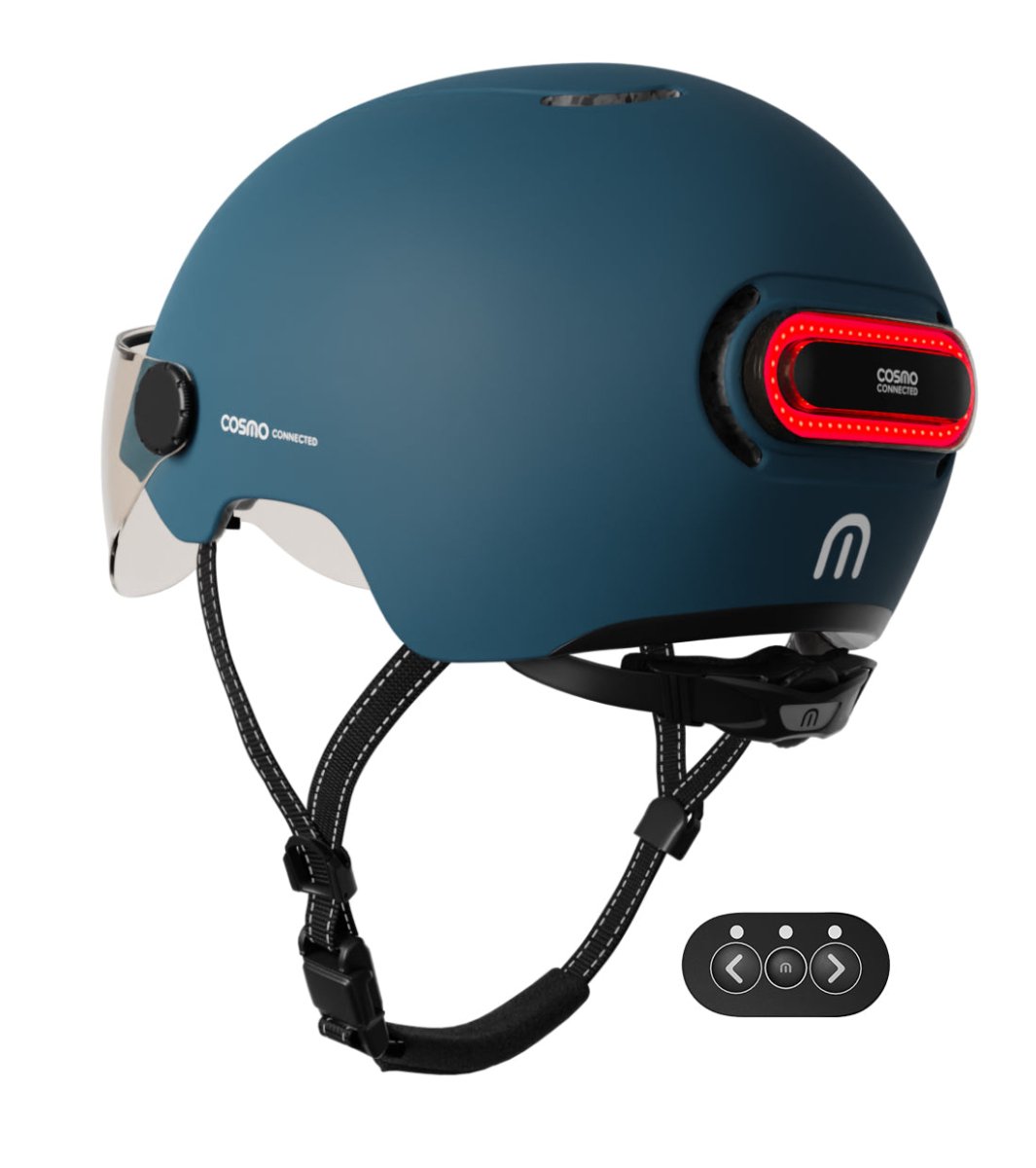 Casque Cosmo Fusion Bleu Mat - Weebot