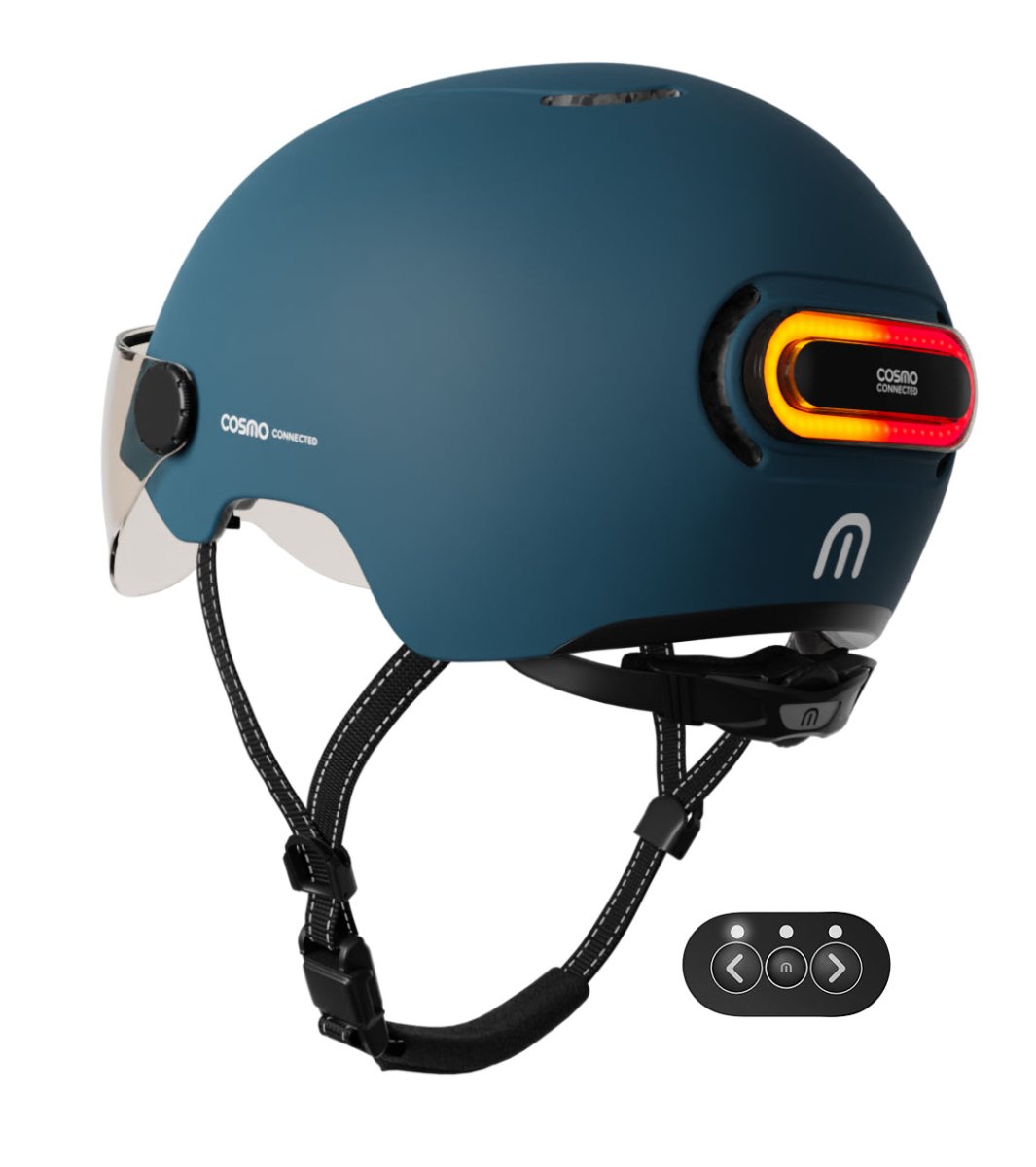 Casque Cosmo Fusion Bleu Mat - Weebot