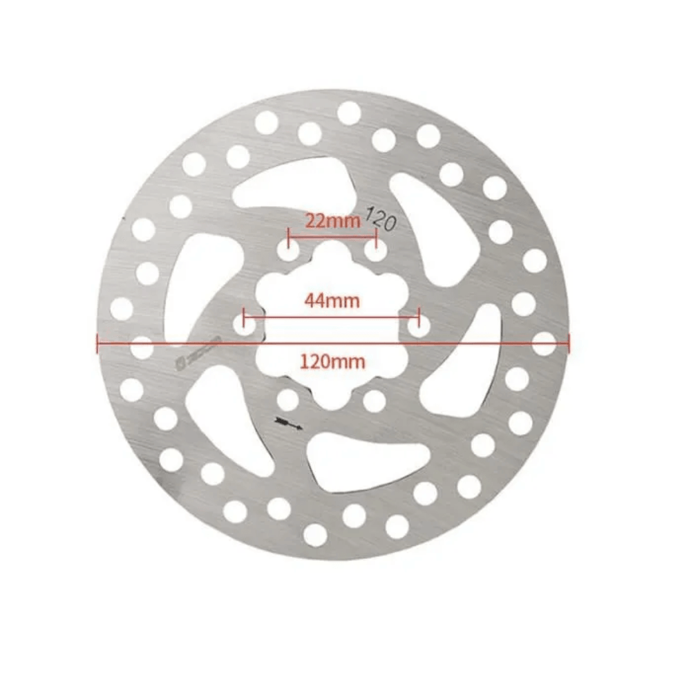 Disque de Frein Hexagonale 120 mm Trottinette Électrique Kaabo Skywalker 8S - Weebot