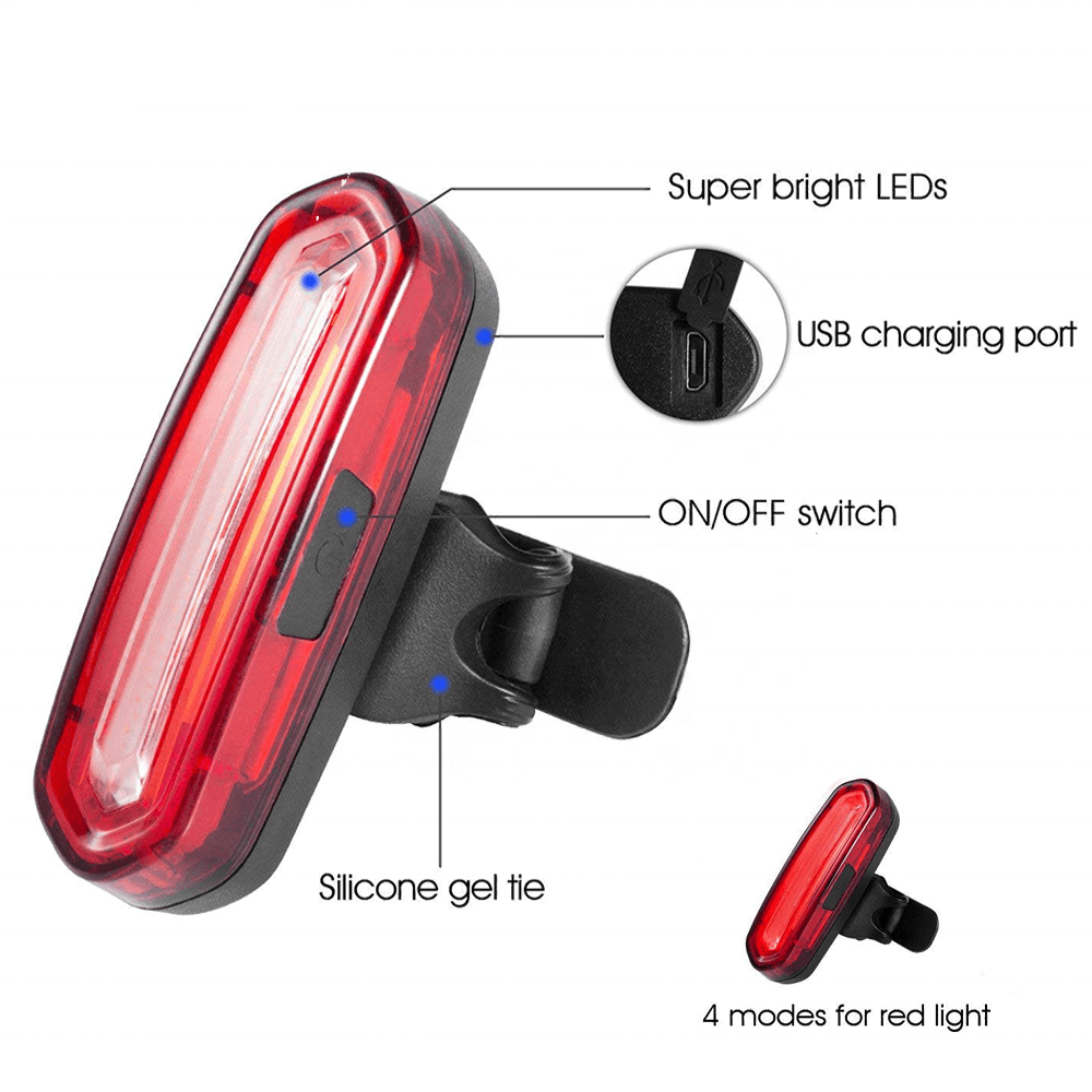 Eclairage Arrière USB Bright - 120 Lumens - Weebot