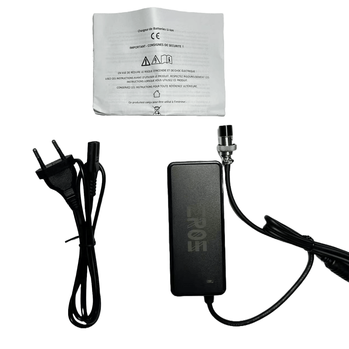 Chargeur Standard pour Batterie 12V de Potence Trottinette Électrique Dualtron - Weebot