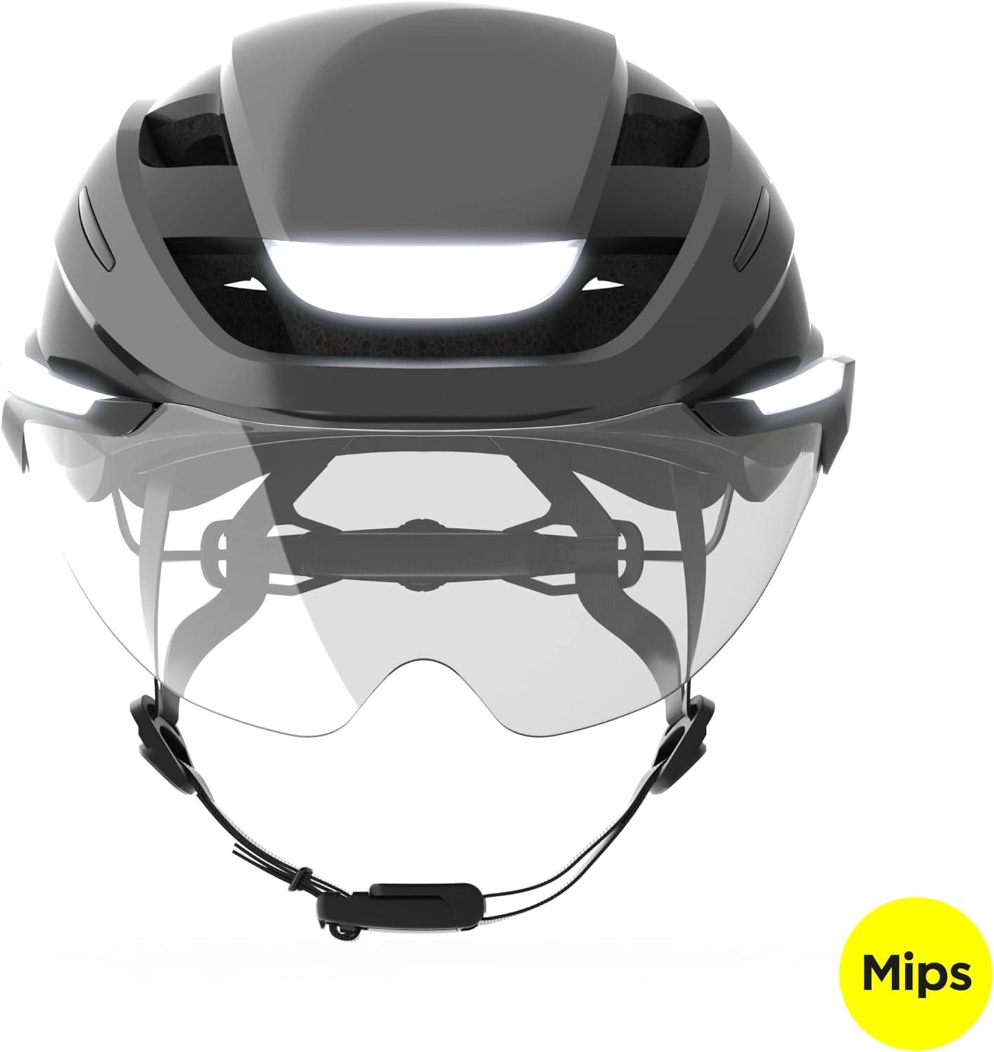 Casque clignotant Lumineux Lumos Ultra E-Bike MIPS M-L (54-61cm) Avec Visière pour Trottinette Électrique - Weebot