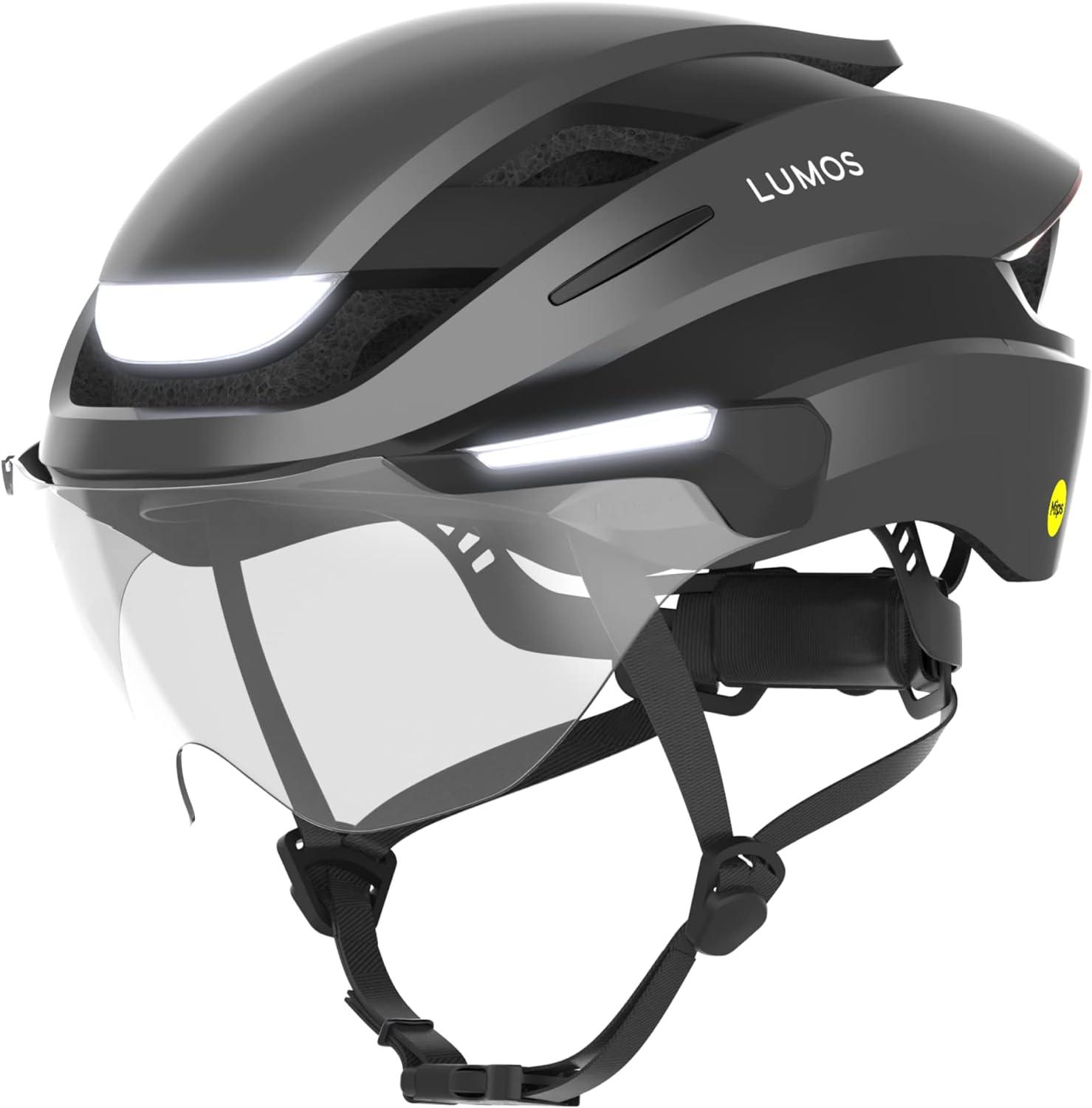 Casque clignotant Lumineux Lumos Ultra E-Bike MIPS M-L (54-61cm) Avec Visière pour Trottinette Électrique - Weebot