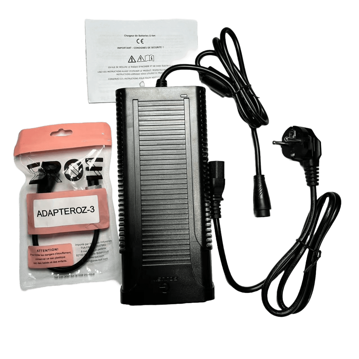 Chargeur Rapide Universel Trottinette Électrique Batterie 36V - Weebot