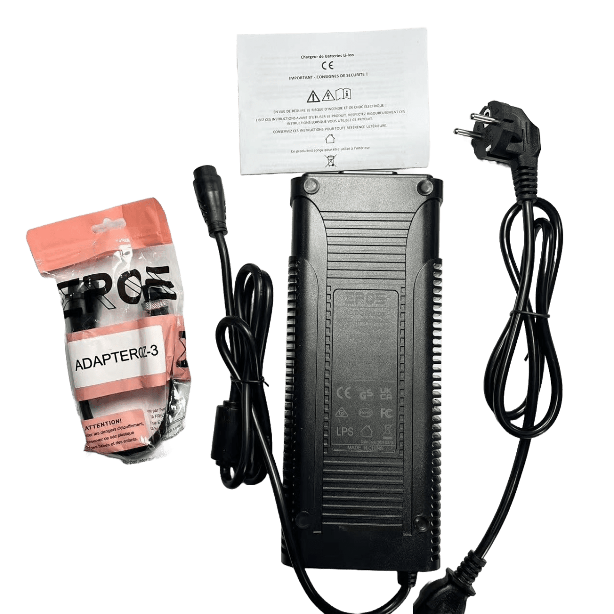 Chargeur Rapide Universel de Trottinette Électrique pour Batterie 84V - Weebot