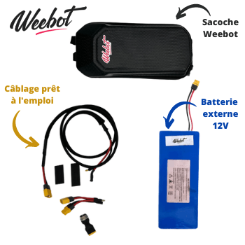 Batterie Externe pour Trottinette et EDPM 12V - Multifonction Et Adaptable - Weebot