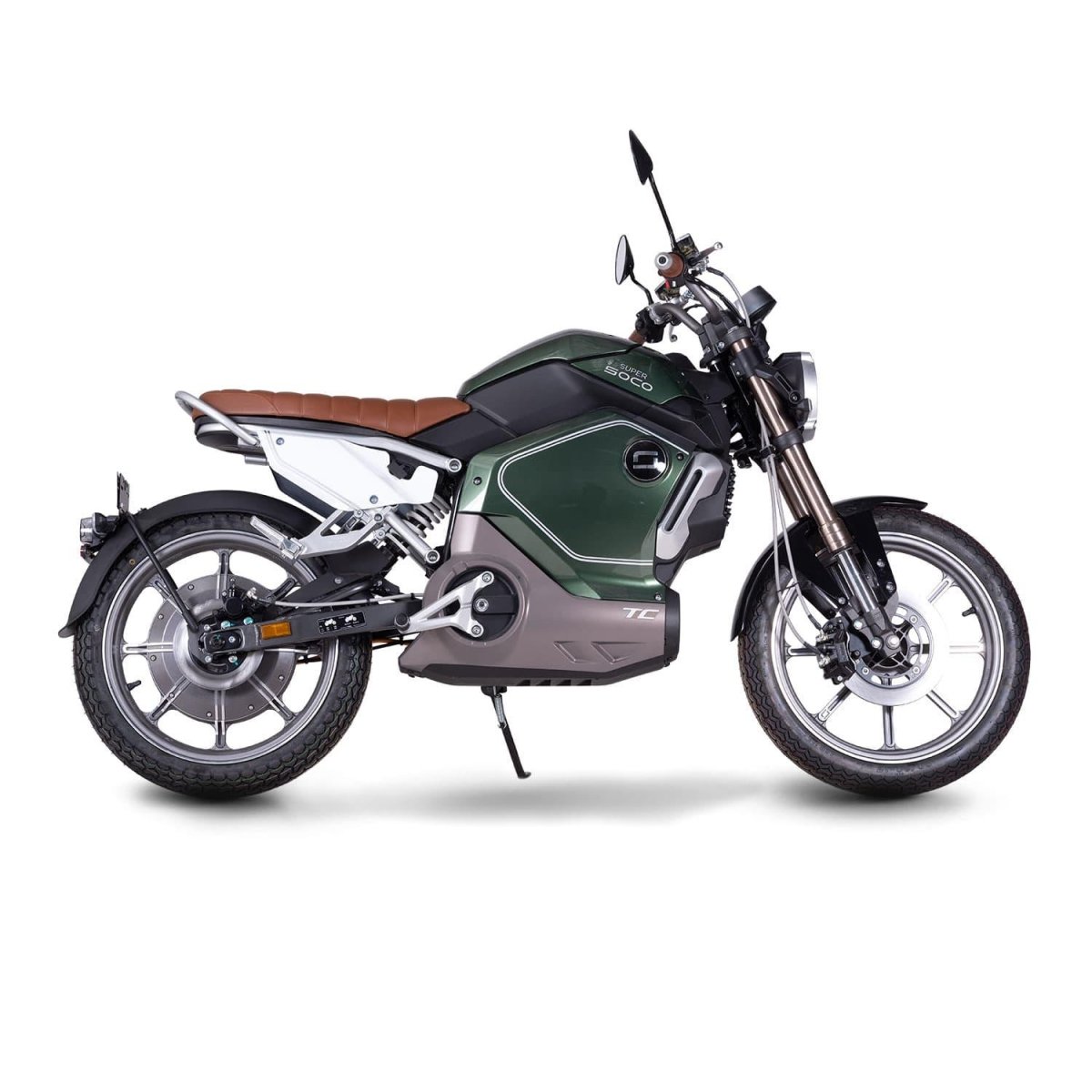 Moto électrique Super SOCO TC Vintage - Verte - Weebot