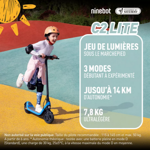 trottinette electrique enfant ninebot by segway