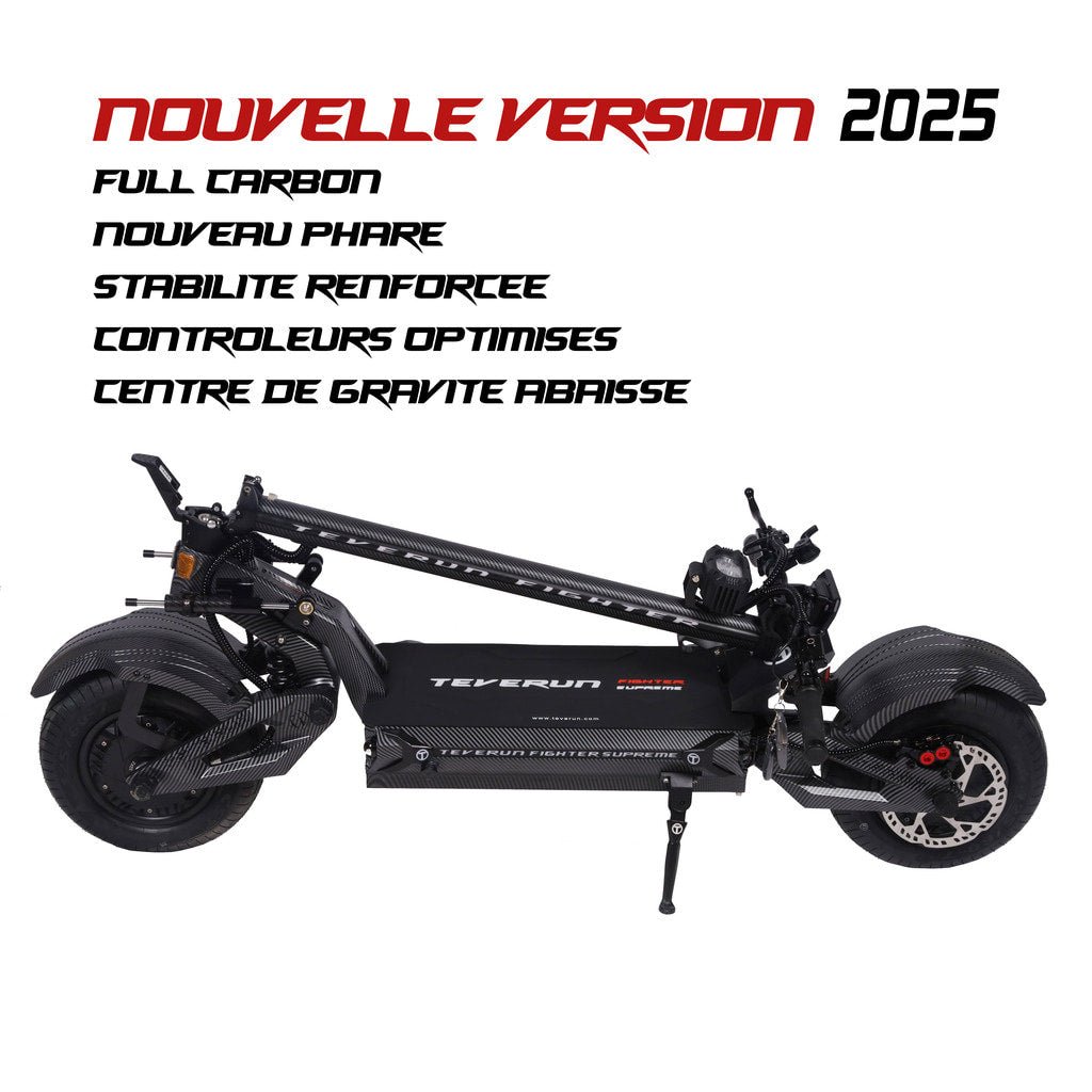 Trottinette Électrique Teverun 7260R V4 2025 : Puissante et Hyper Rapide - Weebot