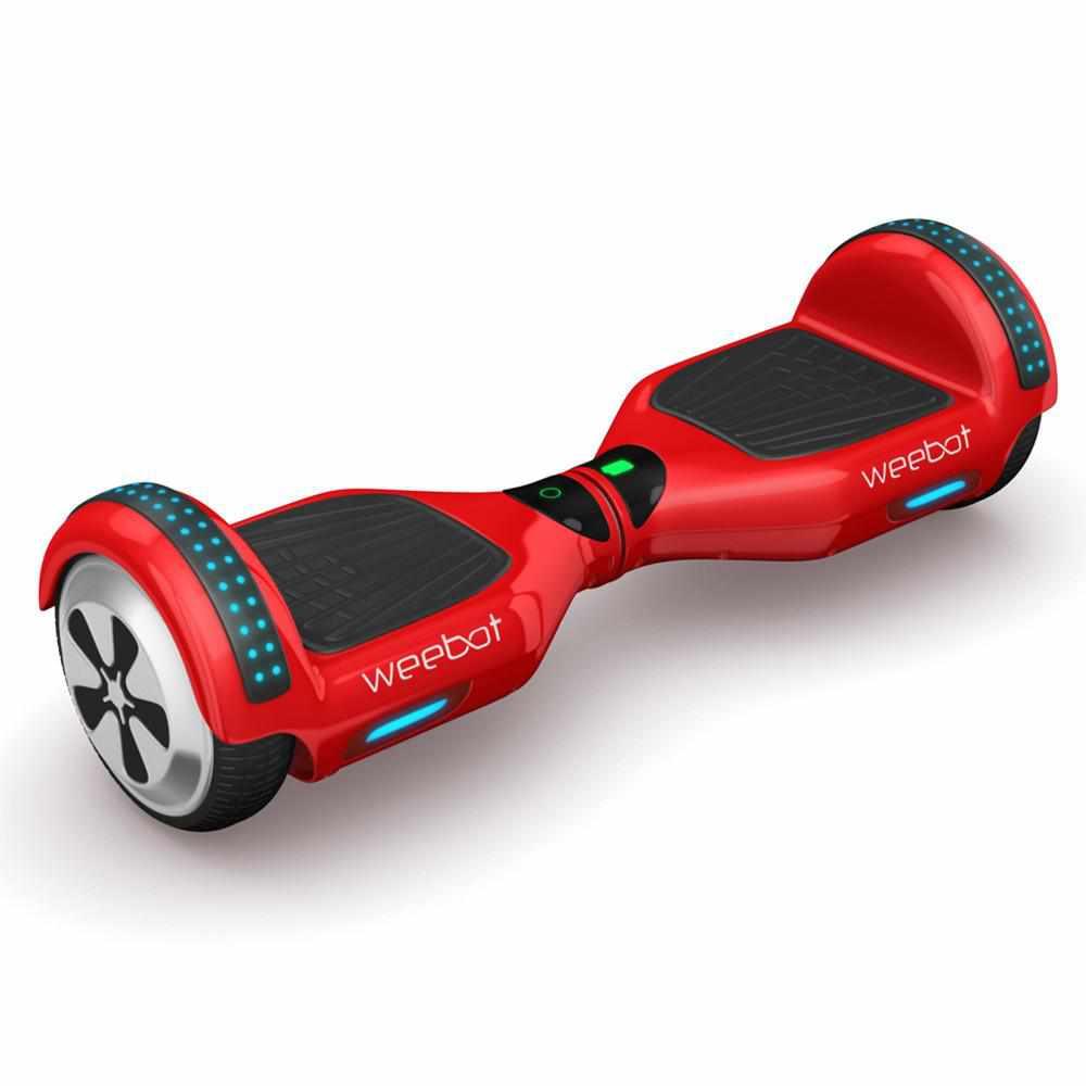 Hoverboard Light Rouge LED Bluetooth Musique 6,5 Pouces - Weebot