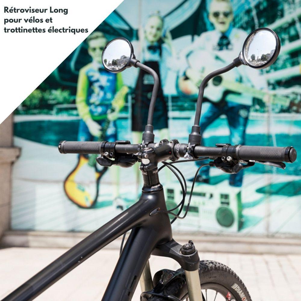 Rétroviseur flexible pour vélo sécurité enfant adulte avec reflecteur