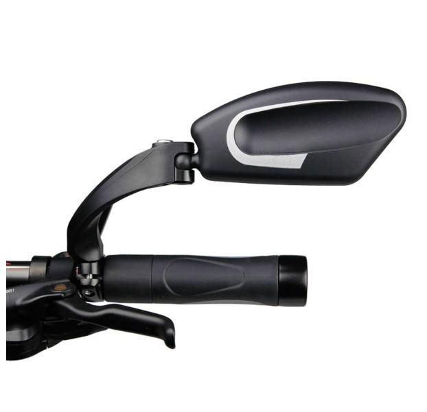 flintronic Rétroviseur Trottinette Électrique HD Grand Angle,  Antidéflagrant Réglable 360° pour Guidon de 22-25 mm, Accessoires pour  Vélo, Moto,Gauche