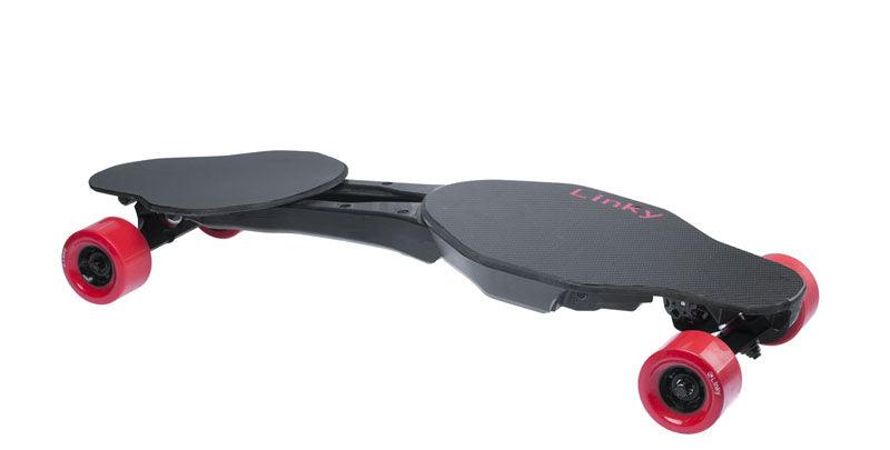 skateboard electrique linky pliant deck carbon