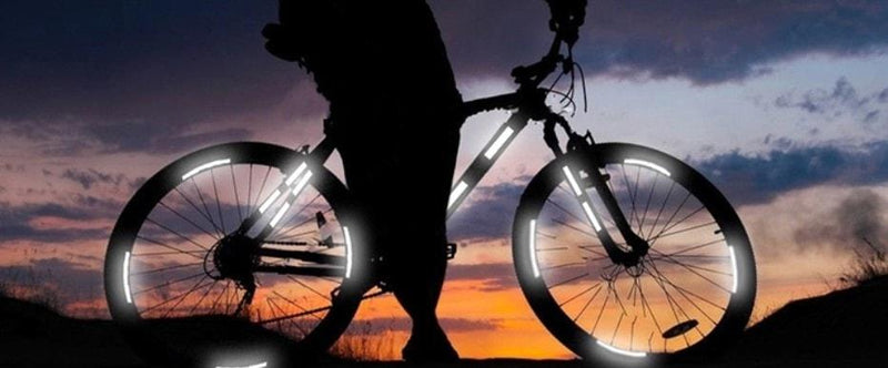 Sticker réfléchissant sur cadre vélo